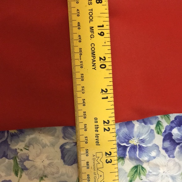 Ralph Lauren 3/4 length orange red lined trench with front slat pockets - Picture 3 of 10